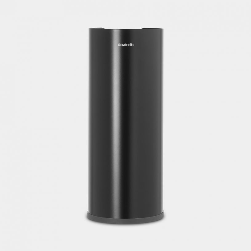 Brabantia Toilet Roll Dispenser Bathroom Tissue Paper Holder in Matte Black