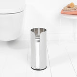 Brabantia Toilet Roll Dispenser Bath Accessories Holder in Brilliant Steel