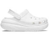 Crocs Classic Crush Platform Clogs Sandals - White