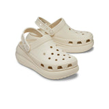 Crocs Classic Crush Platform Clog Sandals - Bone