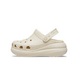 Crocs Classic Crush Platform Clog Sandals - Bone