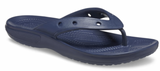 Crocs Mens Classic Flip Flops Comfortable Lightweight Sandal- Navy