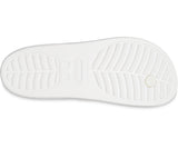 Crocs Womens Classic Flip Thongs Flip Flops - White