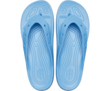 Crocs Womens Classic Platform Flip Flop Thongs - Oxygen Blue