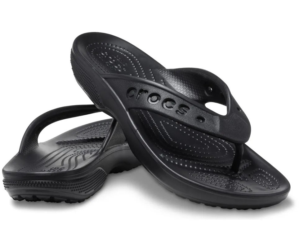 Crocs Baya II Flips Unisex Thongs Flip Flops - Black