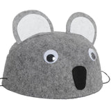 1x 55cm Koala Animal Hat Costume Accessory | Felt | Elastic Chin Strap | Australian Theme