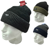 3M THINSULATE BEANIE Hat Warm Winter Cap Pull On Insulation Snow Ski Contrast Cuff