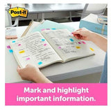 Post-it Flags Value Pack 50/Dispenser 4 Dispensers/Pack 1 in Wide Highlighter