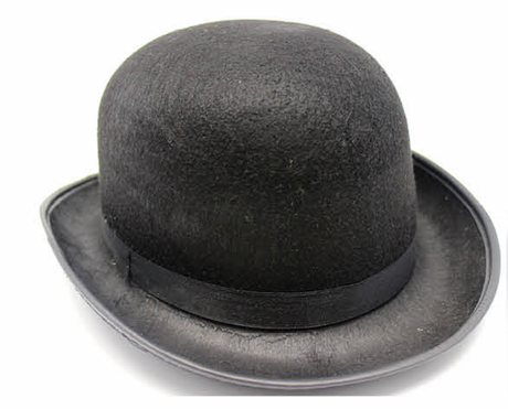 BOWLER HAT Party Costume Derby Fancy Dress Dance Halloween Vintage Cap - Green