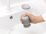 Brabantia Soap Dispensing Dish Brush in Mid Grey