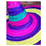 10x Mexican SOMBRERO Fancy Dress Straw Party Costume Hat Cap Spanish BULK