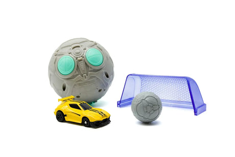 Rocket League Toy Micro RC Takumi Car with Goal 2.4GHz Light Up in Yellow