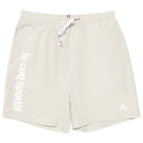 Le Coq Sportif Mens Tennis Padel Concurrent Shorts Bottoms - Oat