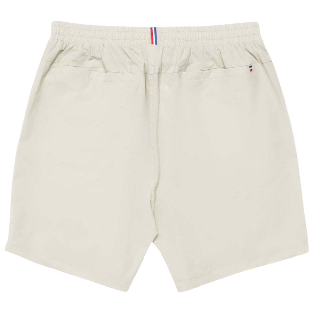 Le Coq Sportif Mens Tennis Padel Concurrent Shorts Bottoms - Oat