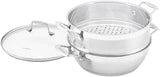 Scanpan Impact Multi Purpose Pan 28cm with Steamer in Silver