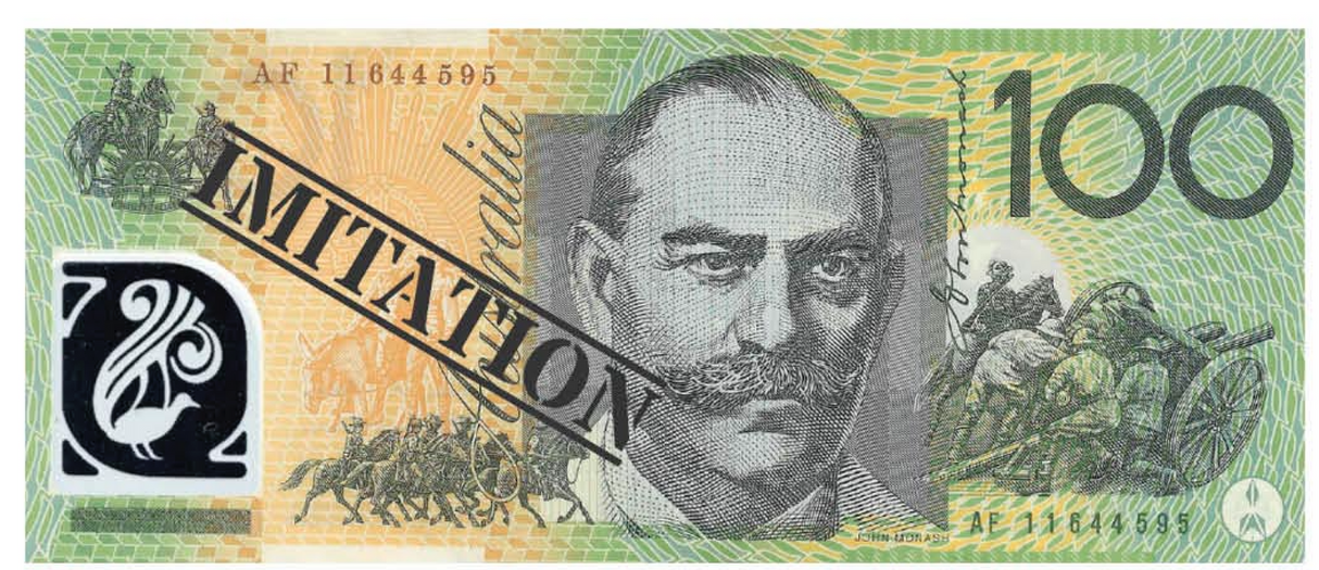 100 Dollar Australian Souvenir Note Pad Fake AUD Money - 1 Pack of 50 Sheets