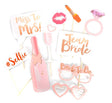 10x Bride To Be Photo Booth Props Hens Bridal Party Bachelorette Selfie - Pink