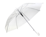 Clear Transparent Umbrella Wedding Rain Parasol Manual Bird Cage