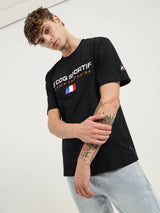 Le Coq Sportif Mens Francaise Tee Top T Shirt - Black