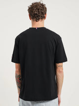 Le Coq Sportif Mens Francaise Tee Top T Shirt - Black