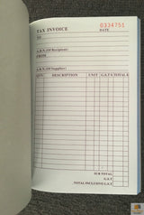 TAX INVOICE BOOK 50 Page Duplicate Statement Carbonless Quote