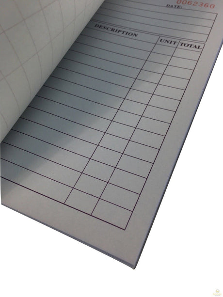 ORDER BOOK 50 Page Duplicate Restaurant Docket Carbonless Take Away