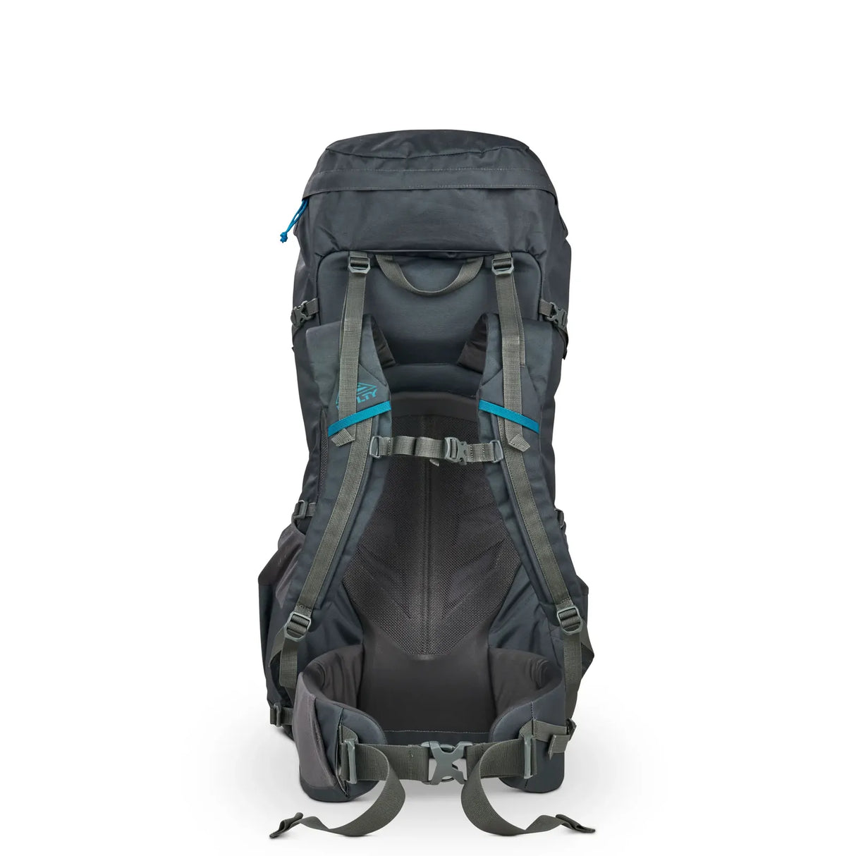 KELTY Asher 65L Backpack Bag Rucksack Hiking Camping in Beluga/Storm Blue