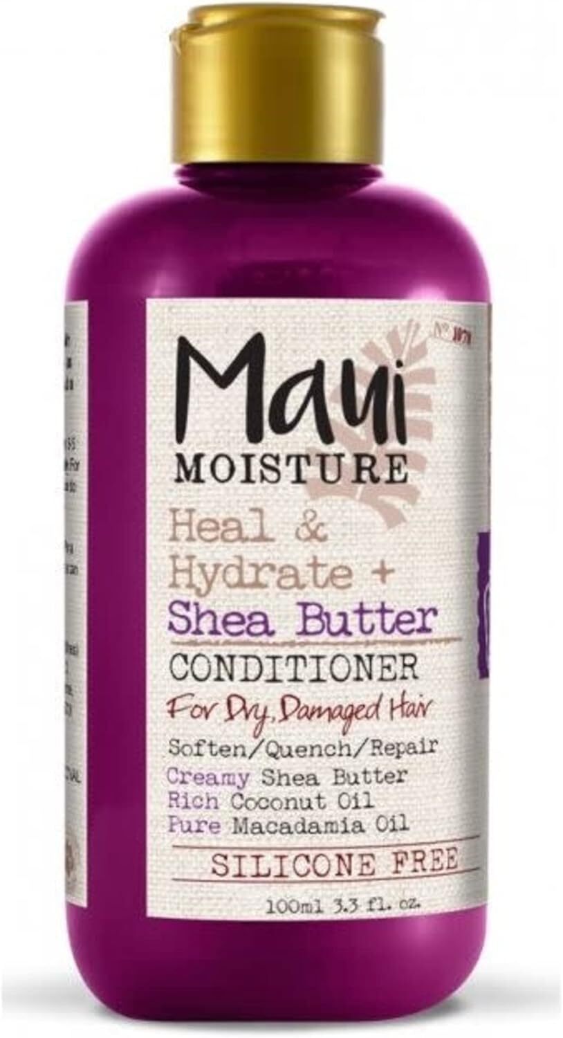 Maui Moisture Heal and Hydrate + Shea Butter Conditioner 100ml for Dry Damaged Hair