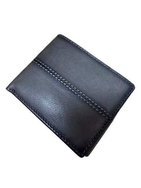 Dents Mens Genuine Leather Wallet with RFID Blocking Protection - Slate