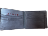 Dents Mens Genuine Leather Wallet with RFID Blocking Protection - Slate