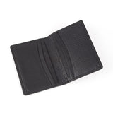 Dents RFID Blocking Pebble Credit Card Holder Bifold Minimalist - Black