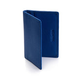 Dents RFID Pebble Credit Business Card Holder Bifold Minimalist - Royal