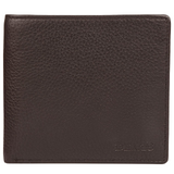 Dents Beauley Pebble Grain Leather Slim Bifold Wallet with RFID Blocking - Chocolate