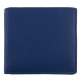 Dents Beauley Pebble Grain Leather Slim Bifold Wallet with RFID Blocking - Royal Blue