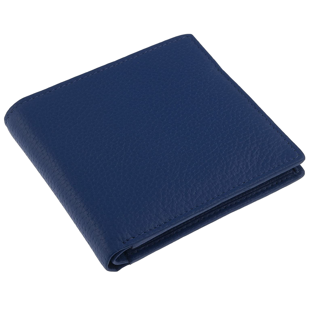 Dents Beauley Pebble Grain Leather Slim Bifold Wallet with RFID Blocking - Royal Blue