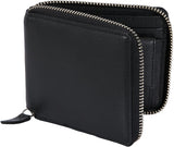 Dents Avon Zip Wallet Smooth Nappa Leather with RFID Blocking Protection - Black