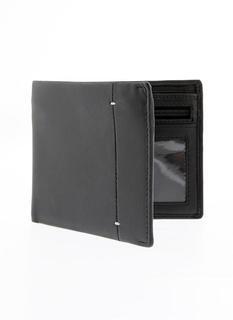 Dents Mens Soft Leather Billfold Wallet with RFID Blocking Protection - Black/Dove