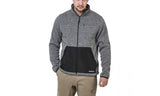 CAT® Mens Caterpillar Sherpa Lined Toulon Polar Fleece Jacket Jumper - Charcoal