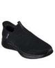 Skechers Mens Hands Free Slip-Ins Ultra Flex 3.0 Shoes Smooth Step in Black/Black