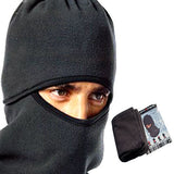 THERMAL Fleece BALACLAVA Beanie Ski Face Mask Hat Neck Motorbike Snowboard - Grey