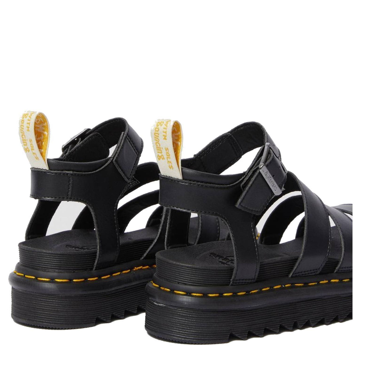 Dr. Martens Womens 100% Vegan V Blaire Slide Sandals Doc Martins Dr - Black