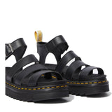 Dr. Martens Womens 100% Vegan V Blaire Slide Sandals Doc Martins Dr - Black