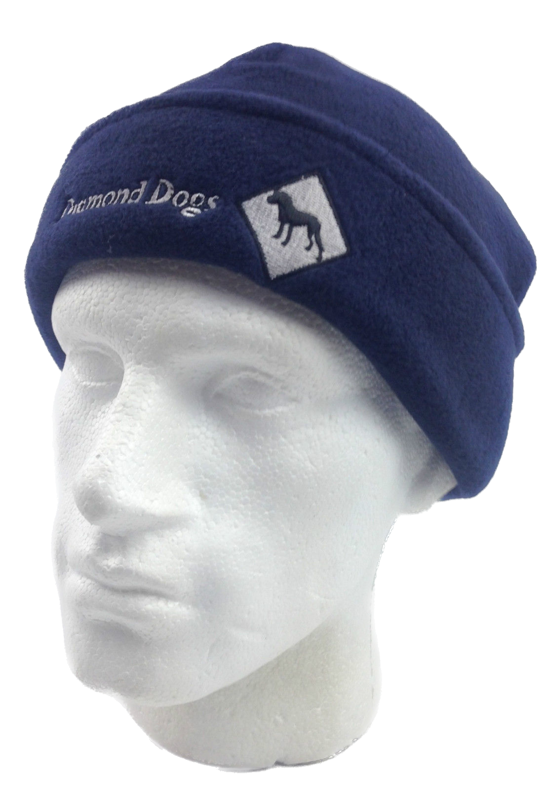 POLAR FLEECE BEANIE Hat Winter Thermal Warmer Snow Ski Cap Insulation - Navy