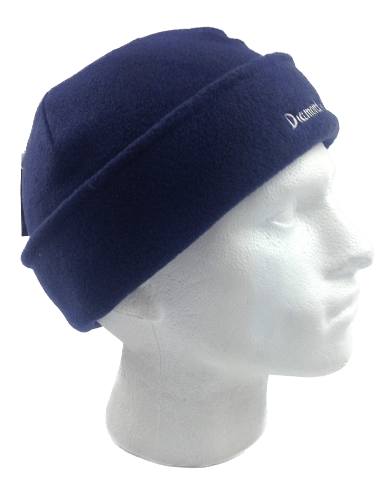 POLAR FLEECE BEANIE Hat Winter Thermal Warmer Snow Ski Cap Insulation - Navy