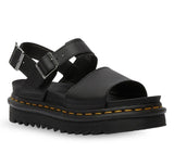 Dr. Martens Womens Voss Sandals Doc Martins Dr Adjustable Summer - Black