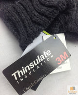 3M THINSULATE Ragg Wool Hunter Gloves Fingerless Mittens Knitted Shetland Ski