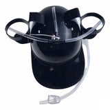 BEER DRINKING HELMET Drink Guzzler Holder Costume Party Hat Oktoberfest - Black