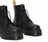 Dr. Martens Womens Jadon II Mono Vegan 8 Eye Boots Shoes Platform - Black