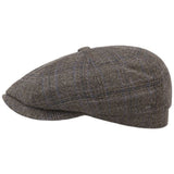 Bailey Mens Zeff Ivy Newsboy Flat Cap Hat - Brown