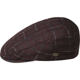 Bailey Mens Spark Ivy Flat Cap Hat - Brown